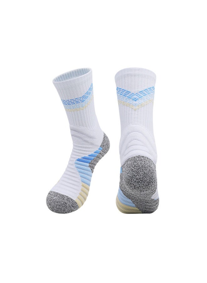 KUYING Fashion Anti Slip Breathable Sports Socks Four Piece Set