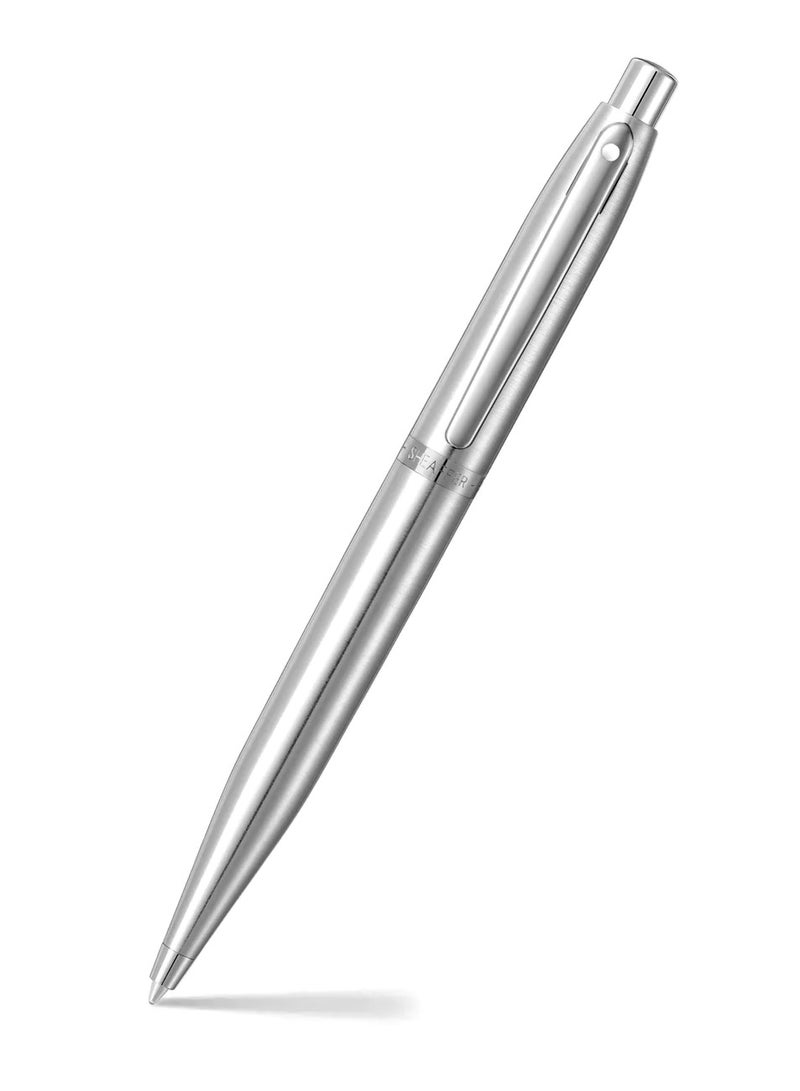 Sheaffer® VFM 9426 Brushed Chrome Ballpoint Pen With Chrome Trim - Image 1