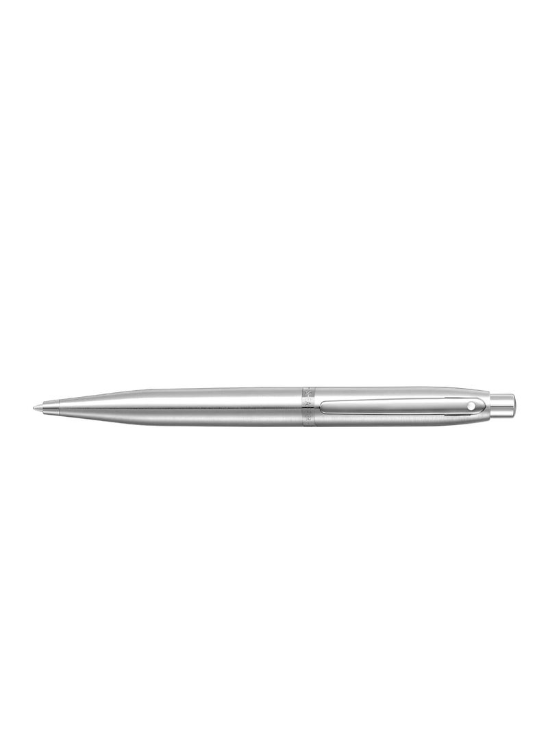 Sheaffer® VFM 9426 Brushed Chrome Ballpoint Pen With Chrome Trim - Image 2