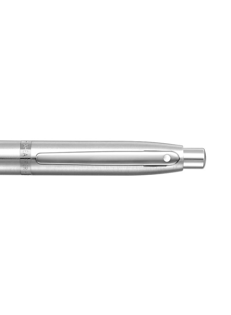 Sheaffer® VFM 9426 Brushed Chrome Ballpoint Pen With Chrome Trim - Image 4