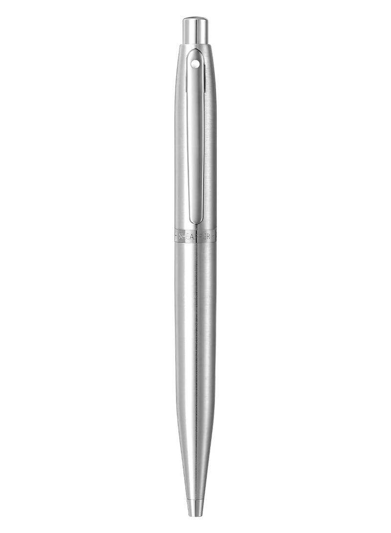Sheaffer® VFM 9426 Brushed Chrome Ballpoint Pen With Chrome Trim - Image 5