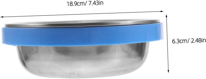 Stainless Steel Salon Cart Basin with 2.5cm Diameter Waste Bin Ring, Spa Facial Cleansing Bowl Bracket for Beauty Salon and Spa Trolley Accessories - Image 3