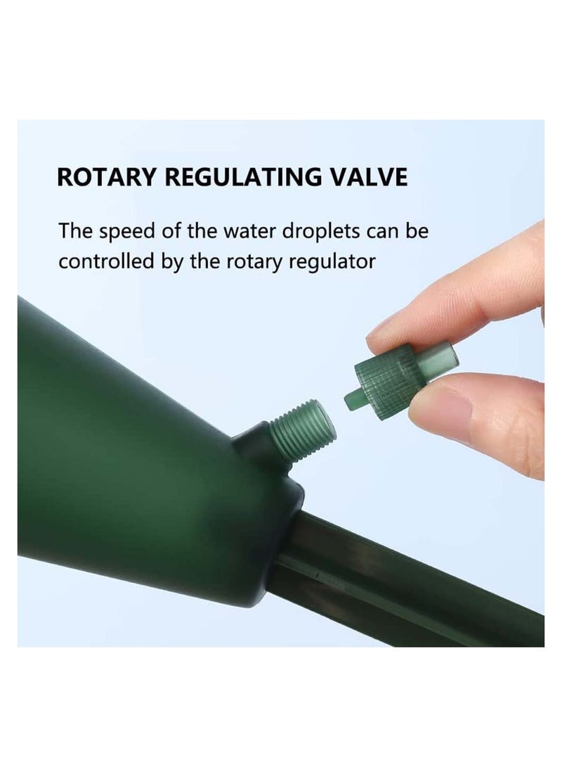 SYOSI 4Pcs Self Watering Spikes Planter Insert Cone Plant Globes Stakes Devices with Rotary Regulator - Image 3