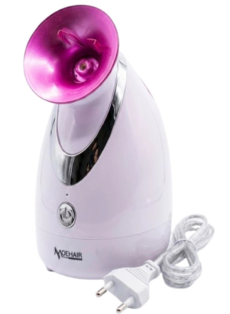 MoeHair Professional Facial Steamer Nano Warm Mist Facial Steamer MO-9087 – Deep Pore Cleansing & Skin Hydration Device for Home Spa Use, Adjustable Nozzle, Aromatherapy Function, Steam Face Cleaner for Men & Women - Image 1