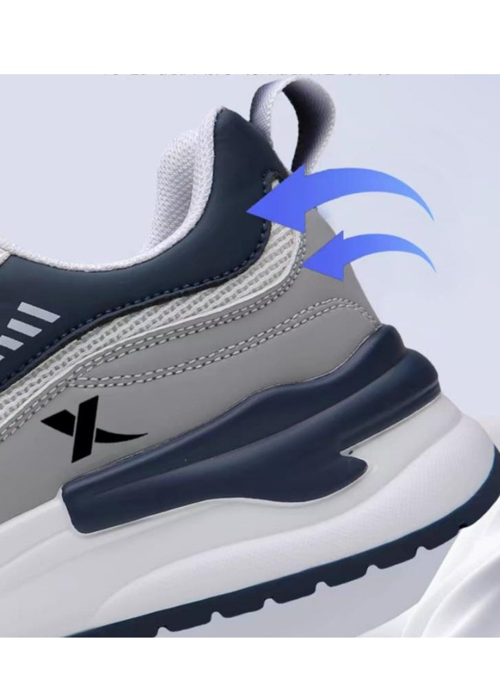 XTEP - Men's Mesh Ultra Light Carbon Plate Shock-Absorbing Racing Running Shoes - Image 1