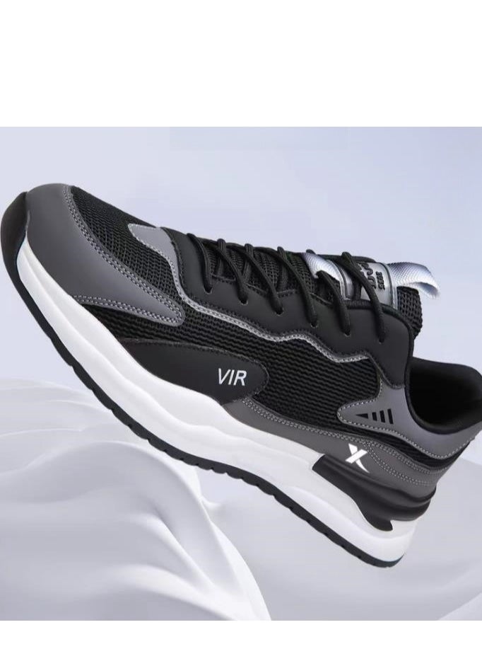XTEP - Men's Mesh Ultra Light Carbon Plate Shock-Absorbing Racing Running Shoes - Image 1