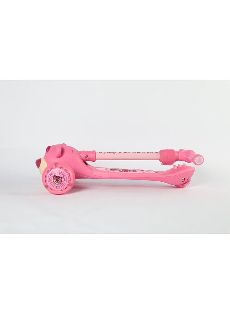 Mesuca 3D Head Kids Foldable Twist Scooter Adjustable Handlebar, - Image 1