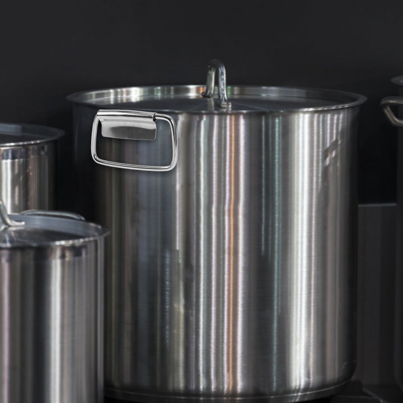 1 Pair Of Ergonomic Bucket Handle Replaceable Pail Grip Bucket Practical Stainless Steel Handle - Image 3