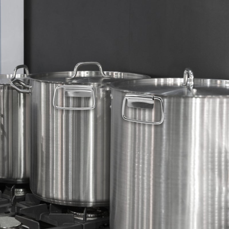 1 Pair Of Ergonomic Bucket Handle Replaceable Pail Grip Bucket Practical Stainless Steel Handle - Image 2