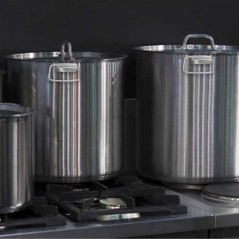 1 Pair Of Ergonomic Bucket Handle Replaceable Pail Grip Bucket Practical Stainless Steel Handle - Image 4