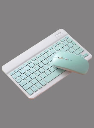 Light Blue with White