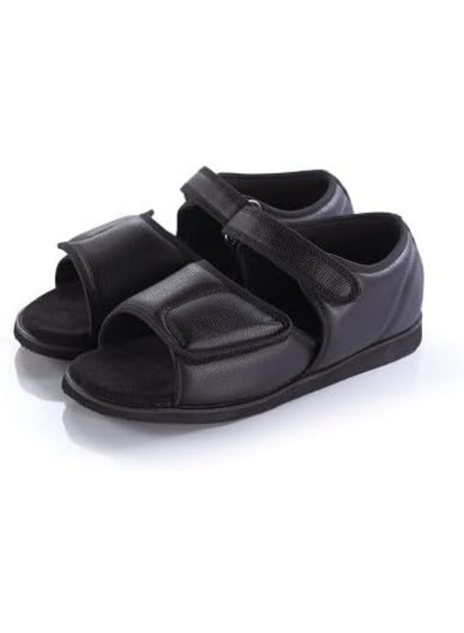 Comfortable orthopedic sandal for diabetic feet - Lightly padded orthopedic shoe to relieve pressure and provide comfort and stability during daily walking - Image 1