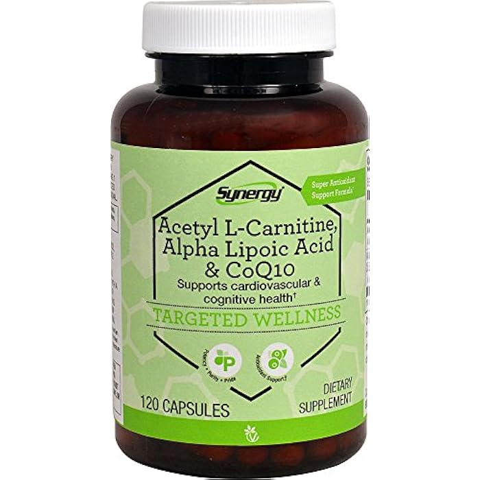 Vitacost Brand فيتاكست سينيرجي أسيتيل L-كارنيتين، ألفا ليبويك أسيد و CoQ10 -- 120 كبسولة - Image 1