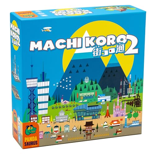 Pandasaurus Games Machi Koro 2 Board Game - New Adventures Await in Your Quirky City! Fast-Paced Dice Rolling Strategy Game for Kids and Adults, Ages 10+, 2-5 Players, 45 Minute Playtime, Made by Pandasaurus Games - Image 5