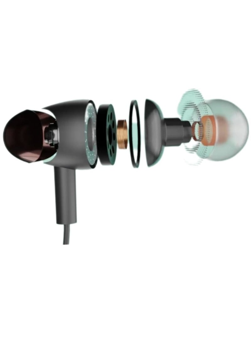 HEATZ HEATZ HB44 Noise Cancelling TWS Earphones & Headphones Smooth & Clear Soundcore Bass Comfortable Neckband Design  - Image 1