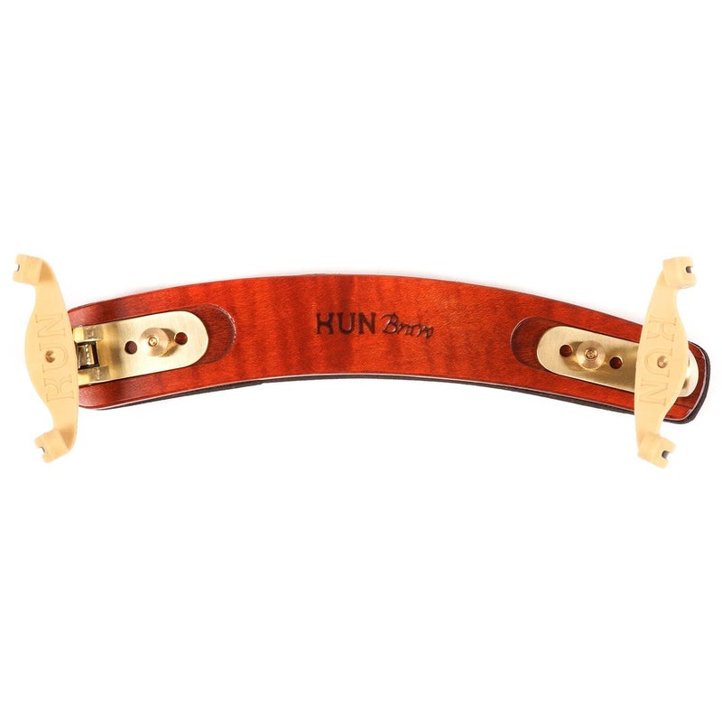 Kun Bravo Collapsible 4/4 Violin Shoulder Rest - Hardwood and Brass - Image 3
