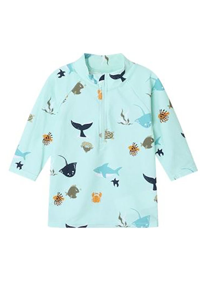 NAME IT Nmmzilo 3/4 Uv Swim Top  - Image 1