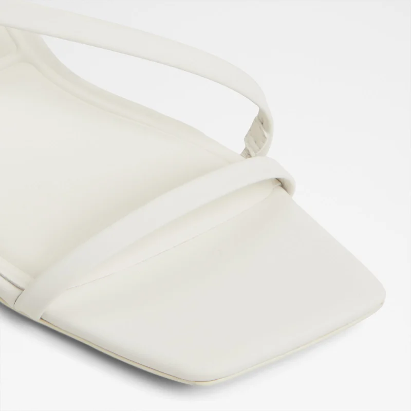 Aldo  Atlanticus Women's White Block Heel Sandals for Women | Best Price UAE