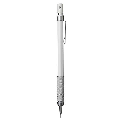 Muji 18617371 Low Center of Gravity Mechanical Pencil White 04 x 04 x 58 inches 11 x 9 x 147 mm Lead Diameter 001 inches 03 mm - Image 1