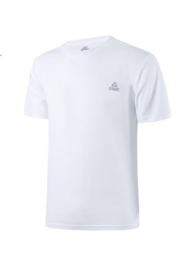 PEAK Men'S Short Sleeve Quick Dry T-Shirt For Summer Breathable Running Fitness Sportswear Sweat-Absorbing Casual Morning Run Badminton Clothing - Image 2