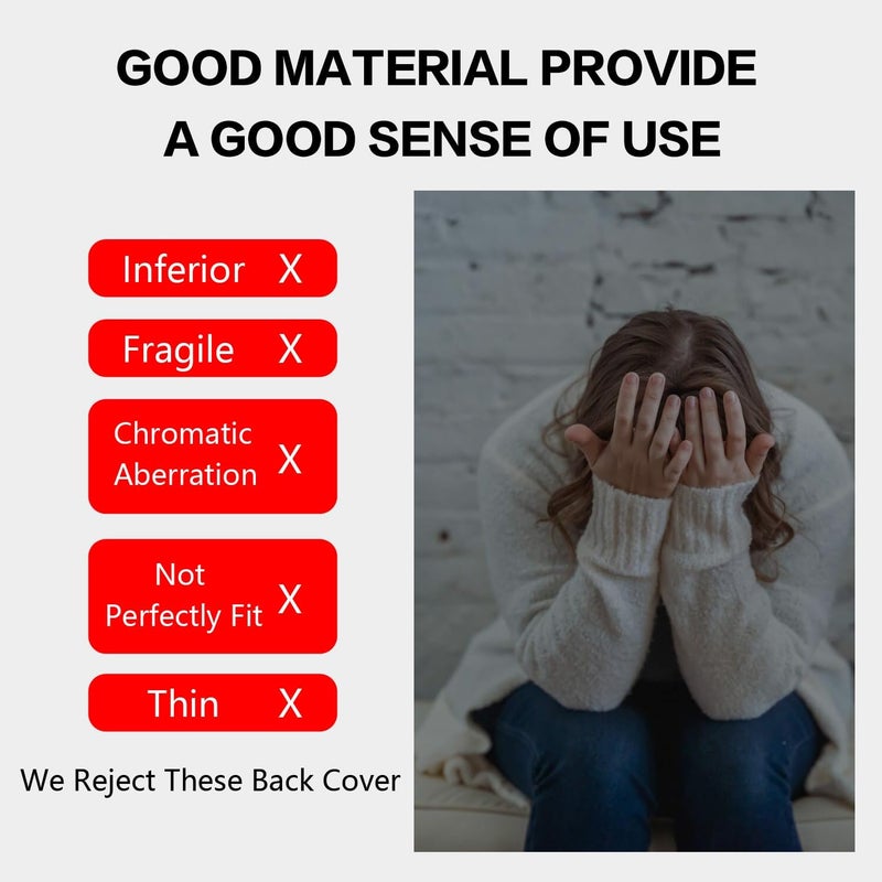 UooFide Rear Back Screen Cover Glass Replacement Compatible with iPhone 12 6.1-Inches All Carriers (White) - Image 3