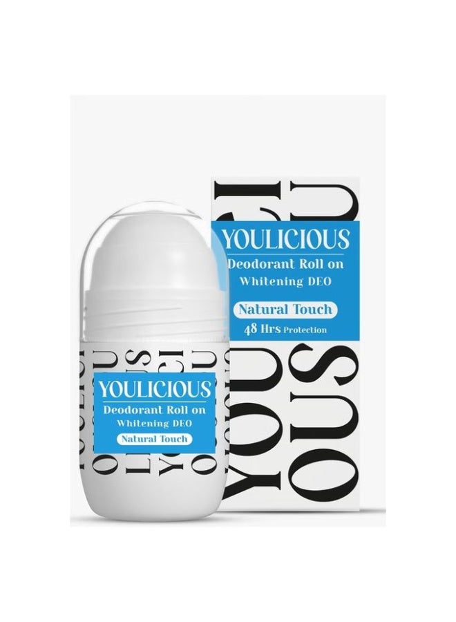 يوليشيوس مزيل عرق رول أون بلمسة طبيعية يدوم 48 ساعة 50 مل - Image 1