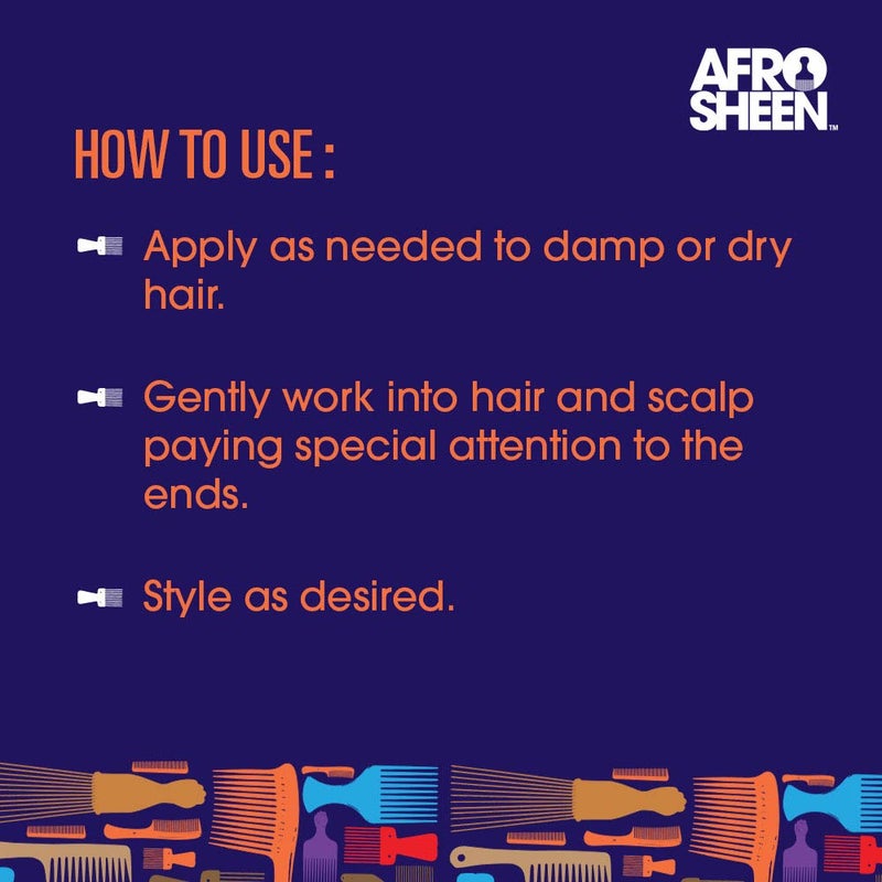 Afro Sheen Velvet Flow 4-in-1 Leave-in Spray. Protects hair against heat, detangles, and moisturizes. 8oz. - Image 3