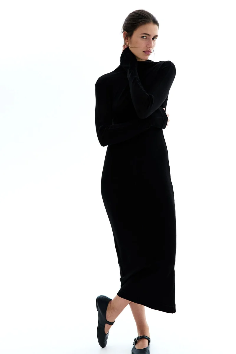 H&M Turtleneck wool dress