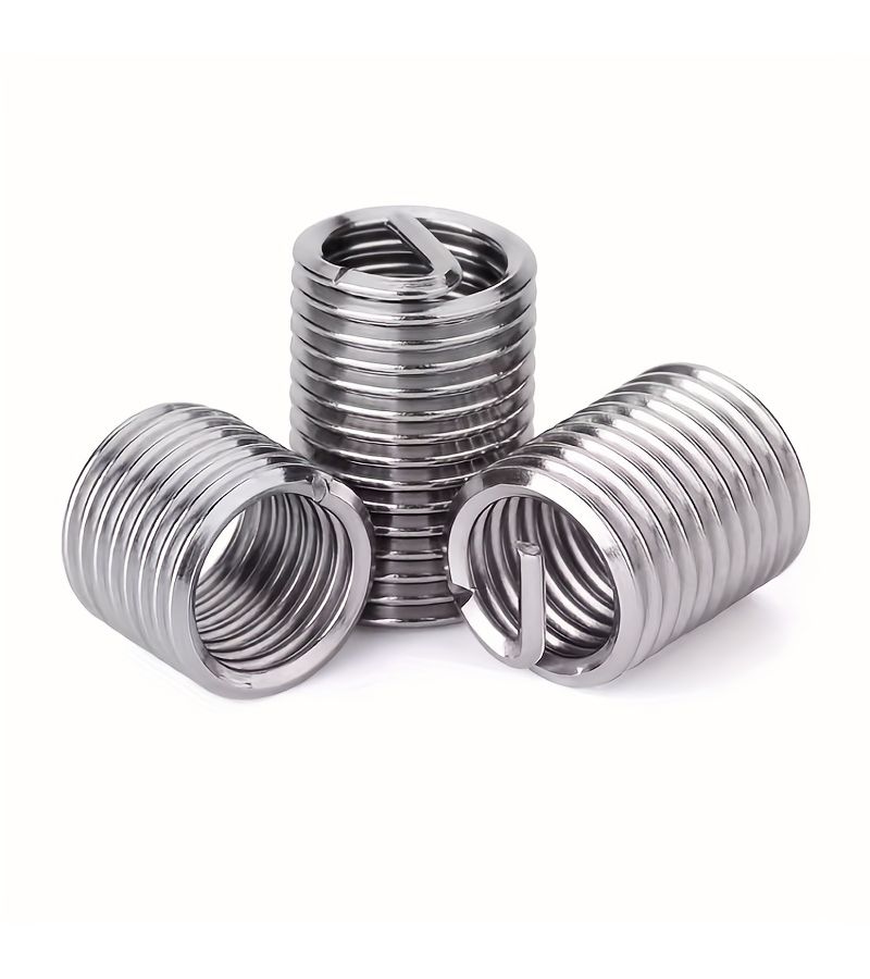 M8 X 1.25 2D 20Pcs Stainless Steel Wire Thread Insert Screw Sleeve For Stripped Thread Repair - Image 4