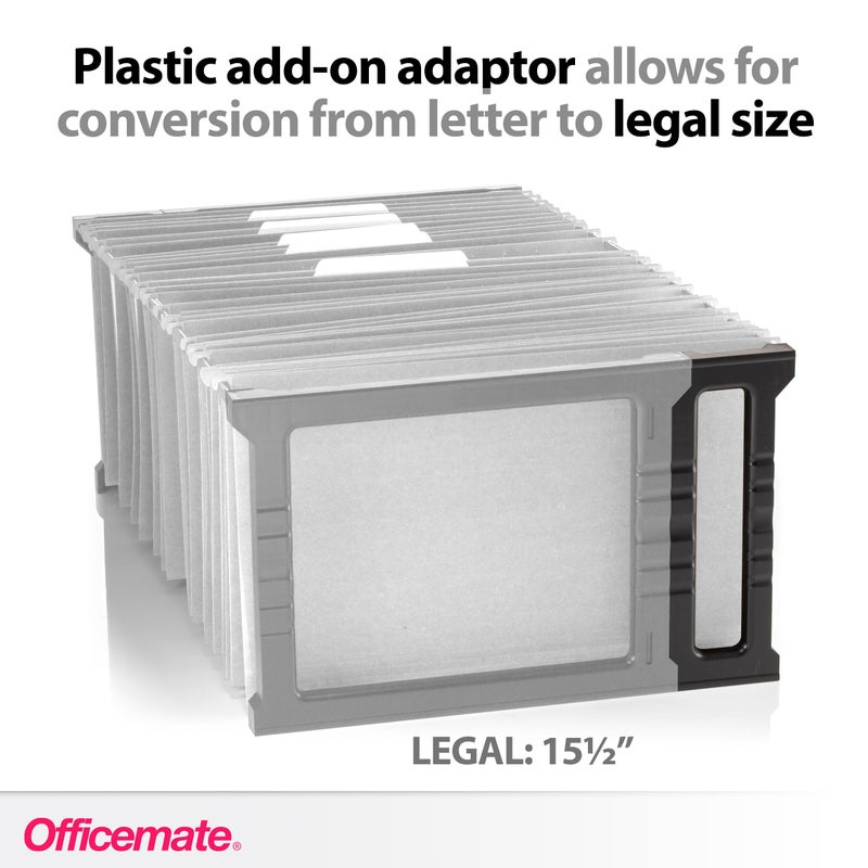 Officemate Plastic Hanging File Folder Frame, 18 Inch, Letter and Legal Size. 1 Set (91961) - Image 2
