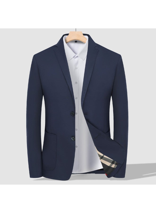 Tucano autumn/winter Business Casual Solid Color Minimalist Classic Men's Suit Jacket Single Blazer - Image 3