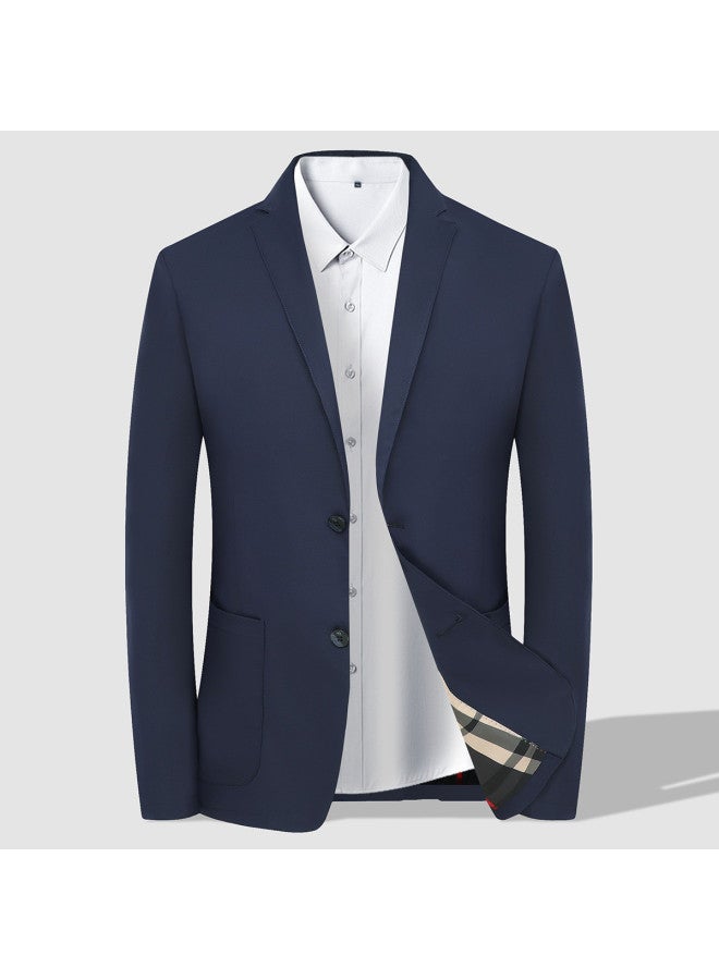 Tucano autumn/winter Business Casual Solid Color Minimalist Classic Men's Suit Jacket Single Blazer - Image 2
