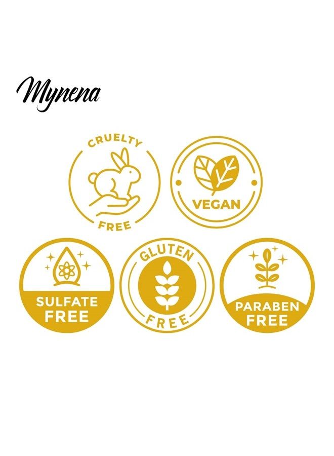 Mynena Yellow Gold Highlighter Makeup Loose Powder Shimmer Pigment for Face and Body | Vegan Paraben-Free Cruelty-Free - Image 4