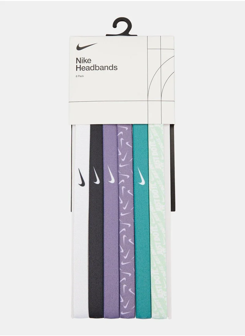 Nike Printed Headbands (6 Pieces)