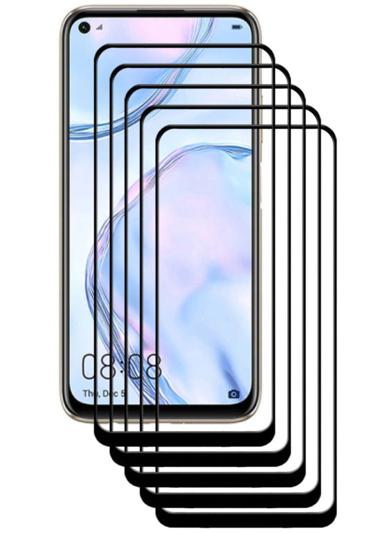 ACLIX 5 Pieces Antistatic ESD Dustproof Premium Quality High Definition Tempered Glass Screen Protector Designed For Huawei nova 7i - Image 1
