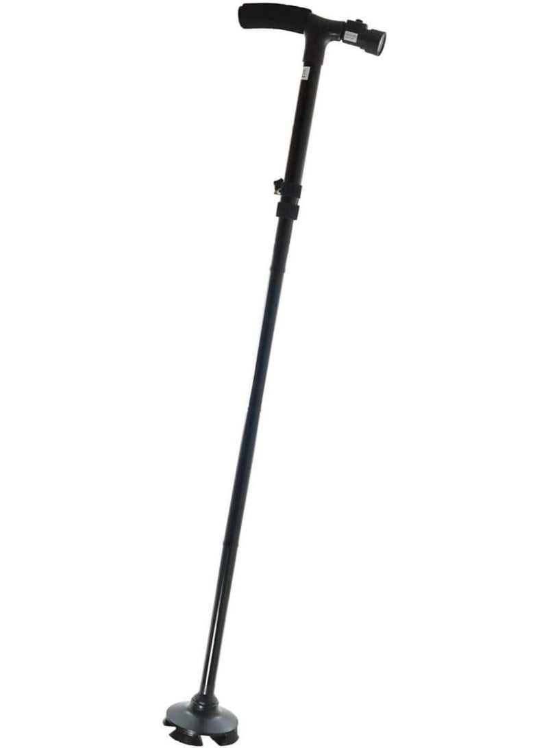 ماجيك عصا سحرية قابلة للتعديل، ذكية وسهلة الاستخدام، خفيفة الوزن، مصنوعة من الألومنيوم، قابلة للطي والتمديد، مزودة بإضاءة LED. - Image 2