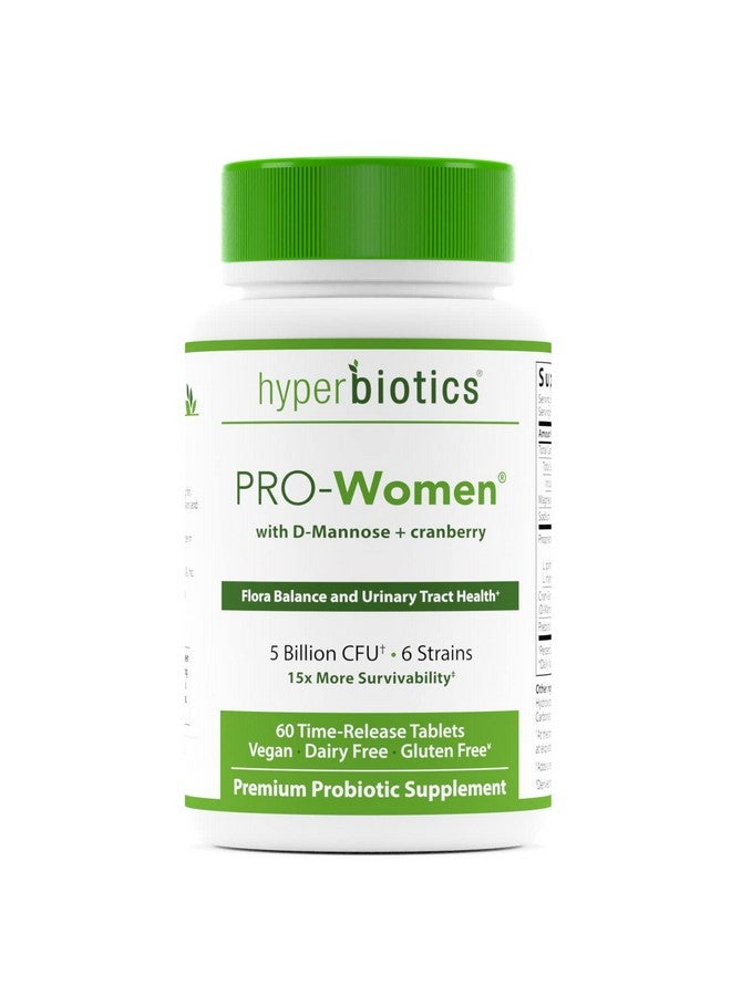 Hyperbiotics Pro Probiotics For Women  Time Release Tablets  Premium Nutritional Supplement  Vegan Dairy  Gluten Free  Healthy Digestion  Immune System Support  60 Count - Image 2