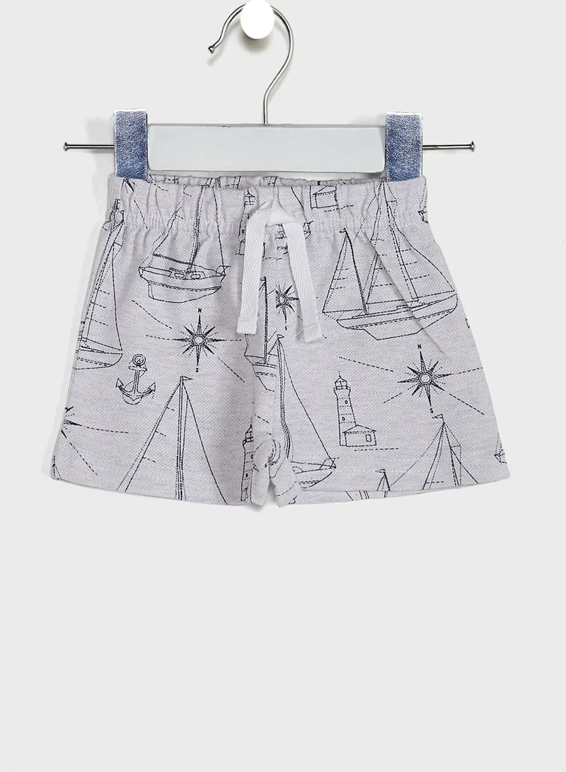 MINIKLUB Infant 3 Pack Assorted Shorts
