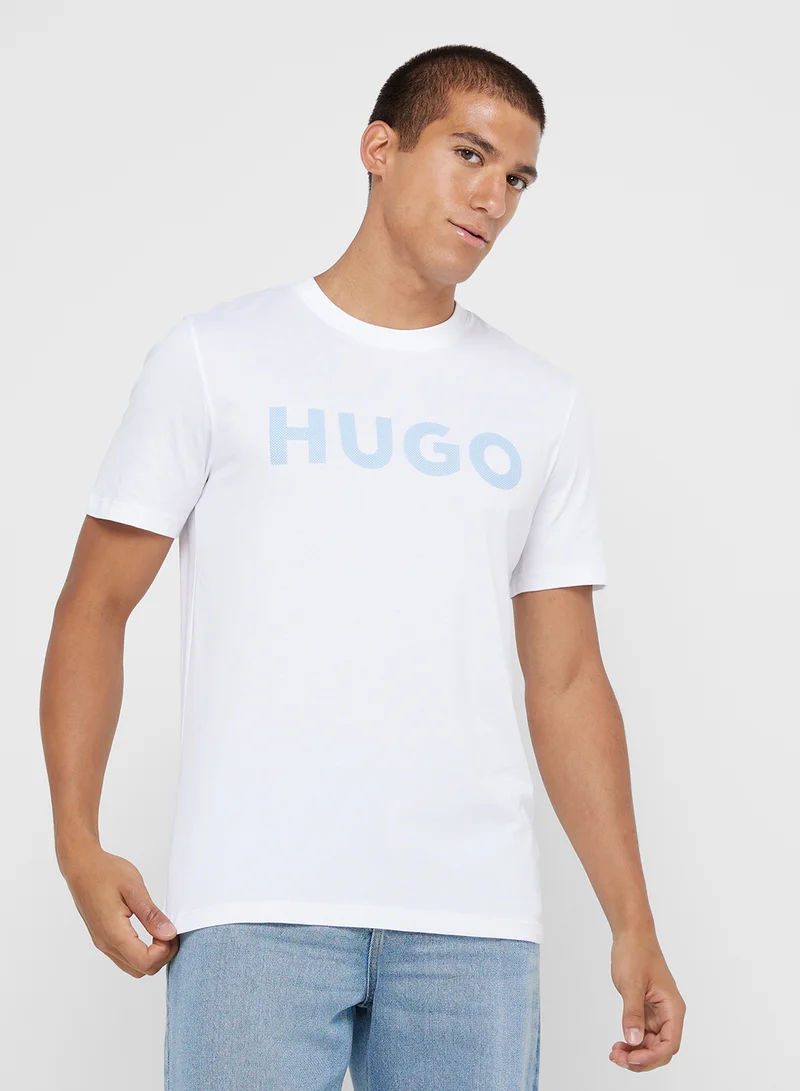 HUGO Logo Crew Neck T-Shirt