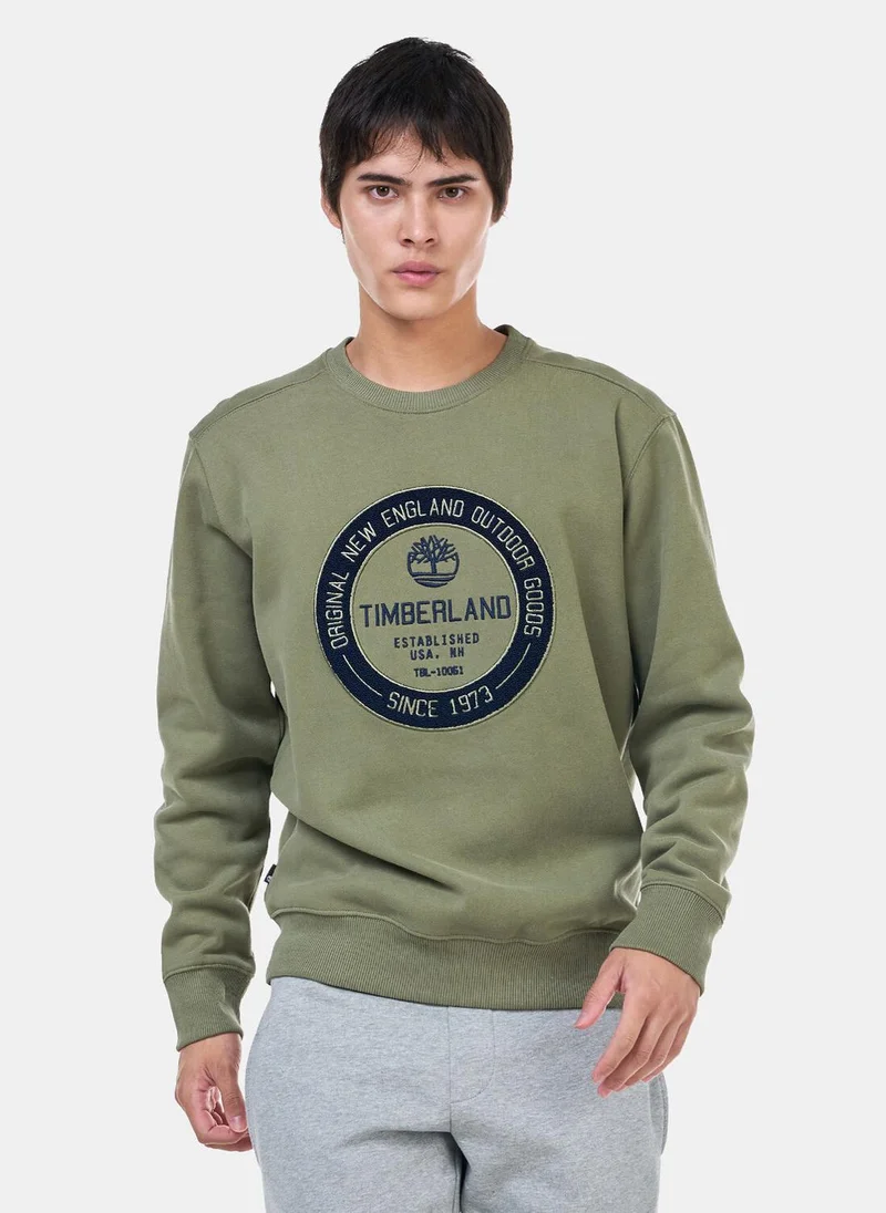 تمبرلاند Men's Elevated Brand Carrier Crew Sweatshirt