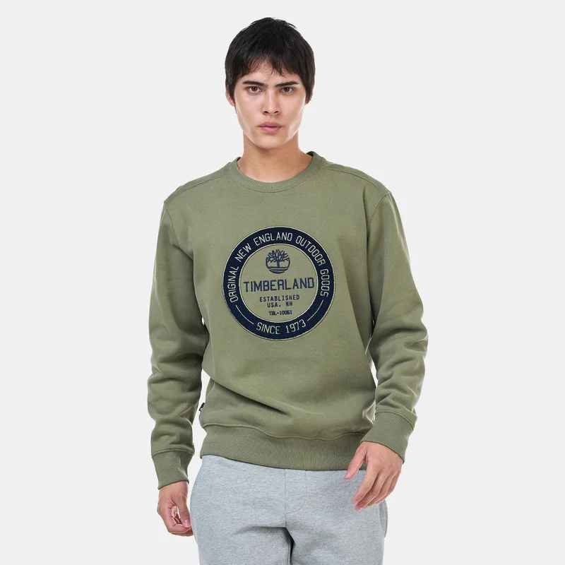 Timberland Men's Elevated Brand Carrier Crew Sweatshirt