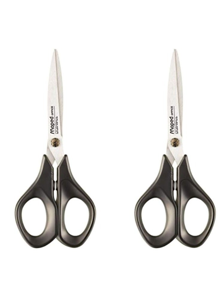 Maped 2-Piece Advanced Craft Scissor Silver/Black - Image 1
