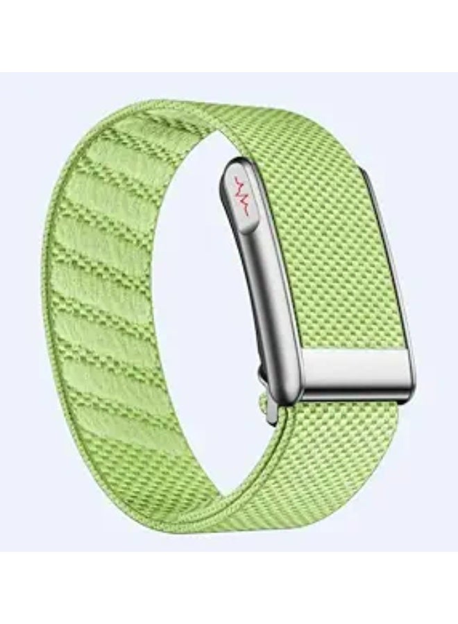 Loop Premium Screenless Fitness Tracker & Smart Health Band with 24/7 Continuous Heart Rate, SpO2, Sleep Tracker & Real-Time ECG Monitoring , Matcha Green - Image 1