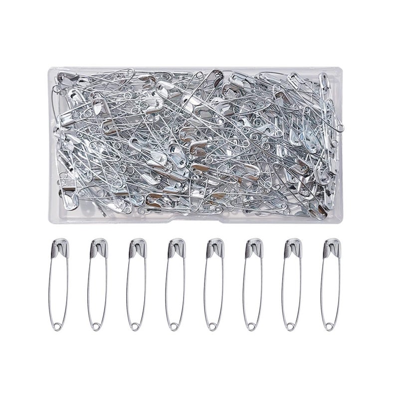 Zucosue 200 PCS Silver Small Safety Pins Steel Safety Pin 15Inch38mm Safety Pins Small Safety Pin for Clothes Crafts and More - Image 3