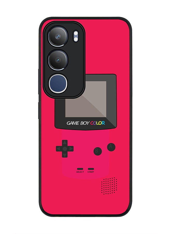 Stylizedd For vivo Y19s / Y19s Pro Case,Slim fit Camera Protection, Shockproof Thin Phone cover  - Gameboy Color - Pink