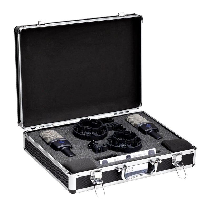 AKG ميكروفون مكثف احترافي كبير الحجم AKG Pro Audio C214، زوج متطابق - Image 2