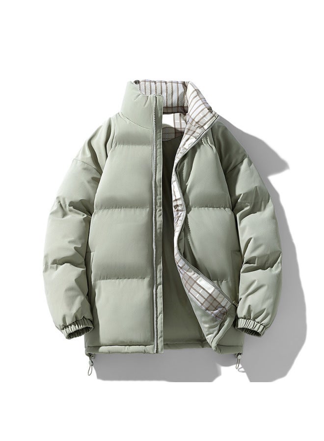 New Winter Men's And Women's Cotton Clothing Korean Style Trendy Brand Bread Clothing Loose Stand-up Collar Thickeneded Short Couple Casual Jacket For Women