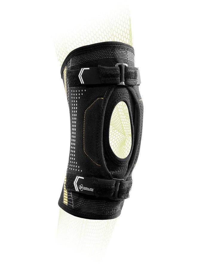 DonJoy Performance Dual-Pull Patella Stabilizer Knee Brace – Low-Profile Sleeve with Removable Buttresses for Patellofemoral Syndrome (PFPS), Runner’s Knee, Knee Cap Tracking Support - Large - Image 3