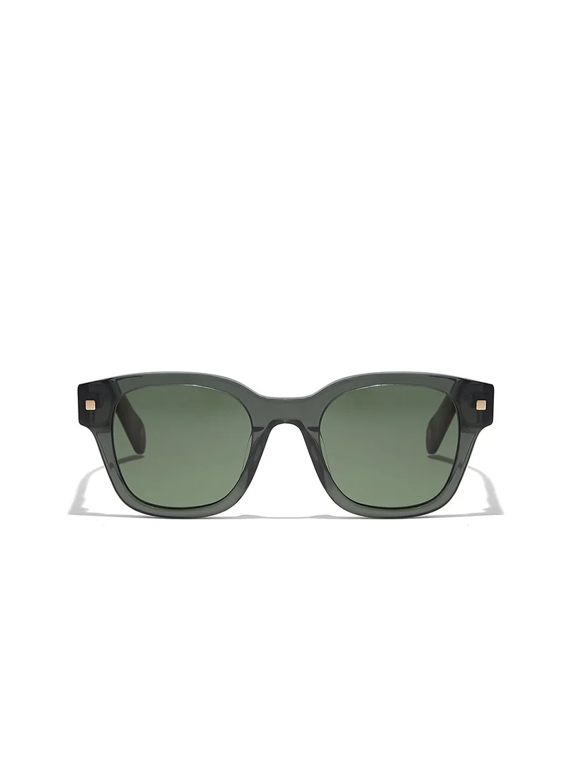 30Sundays Canyon,Women Sunglasses, Square Sunglasses, UV Protection: UV400 (Green,Green)