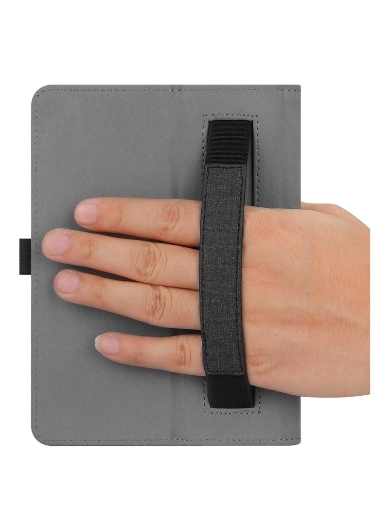 حافظة قارئ الكتب الإلكترونية Kindle Paperwhite Kobo مقاس 6 بوصات، غطاء حامل قابل للطي متوافق مع قارئ الكتب الإلكترونية BQ Kobo Kindle Sony Pocketook Tolino مقاس 6 بوصات - Image 4